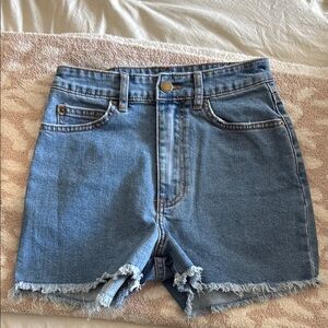 Denim shorts